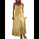 thumbnail image 5 of Vestido Informal de Verano 2025 para Mujer, Sin Mangas, con Tirantes Finos, Ribete de y Volantes Fruncidos. Amarillo XL, 5 of 10