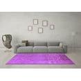 thumbnail image 3 of Ahgly Company Indoor Square Oriental Purple Traditional Area Rugs, 6' Square, 3 of 4