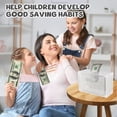 thumbnail image 3 of 5k Smash Box for Money, 5k Savings Challenge Box, Cash Vault Wooden Money Saving Box for 5000 Money Saving,Piggy Money Bank for Adult Cash Savings, 3 of 7