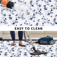 thumbnail image 5 of Blue Floral Outdoor Rug for Patio/Deck/Porch, Non-Slip Large Area Rug 6 x 9 Ft, Retro Blossom Flower Botanical Leaf Plant Indoor Outdoor Rugs Washable Area Rugs, Reversible Camping Rug Carpet Runner, 5 of 8