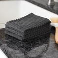 thumbnail image 5 of RITZ Royale Collection 100% Combed Terry Cotton, Kitchen Dish Cloth Set, 3-Pack, Solid, Graphite, 5 of 6