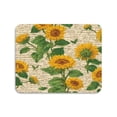 thumbnail image 2 of Dish Drying Mats Diatomaceous Earth Super Absorbent Non-slip Rubber Sole 15.7×11.8in Retro-chic Sunflowers, 2 of 11