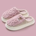 thumbnail image 1 of Pantuflas de algodón para hombre y mujer, otoño e invierno, para interiores y para calentar el hogar, 2024, nuevas pantuflas de piel para amantes en invierno para uso doméstico, 1 of 5