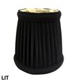 thumbnail image 5 of Royal Designs, Inc. Pleated Empire Chandelier Shade CS-110BLK/GL-6, Black with gold , 3 x 4.25 x 4.25, Pack of 6, 5 of 5