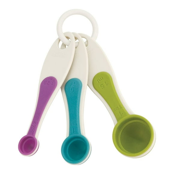 Juego de 3 cucharas medidoras Trudeau de Plástico y silicón