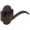 Bronze, variant on Baldwin 5452V.RMR Individual Beavertail Estate Lever Without Rosettes, Venetian Bronze