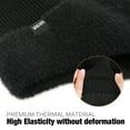 thumbnail image 4 of WMCAPS Winter Fleece Line Beanie Hats with Earflap for Men Women, Outdoor Warm Thermal Knitted Stocking Caps(Caramel), 4 of 7