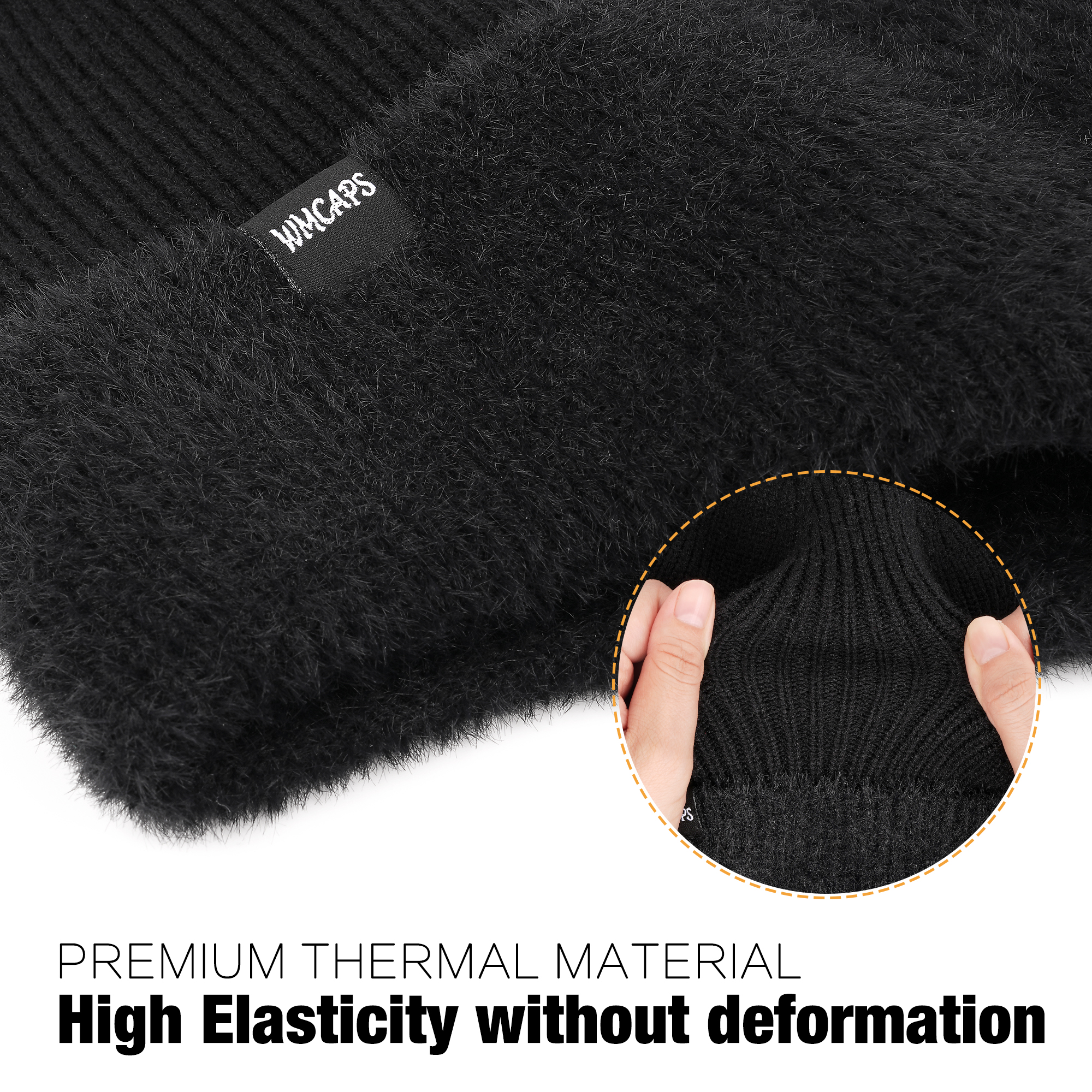 Wmcaps Winter Fleece-Lined Beanie with Earflaps photo 4