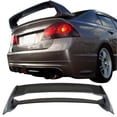 thumbnail image 2 of Ikon Motorsports Compatible with 06-11 Civic Sedan Mug Trunk Spoiler Painted #NH737M Polished Metal Metallic, 2 of 7