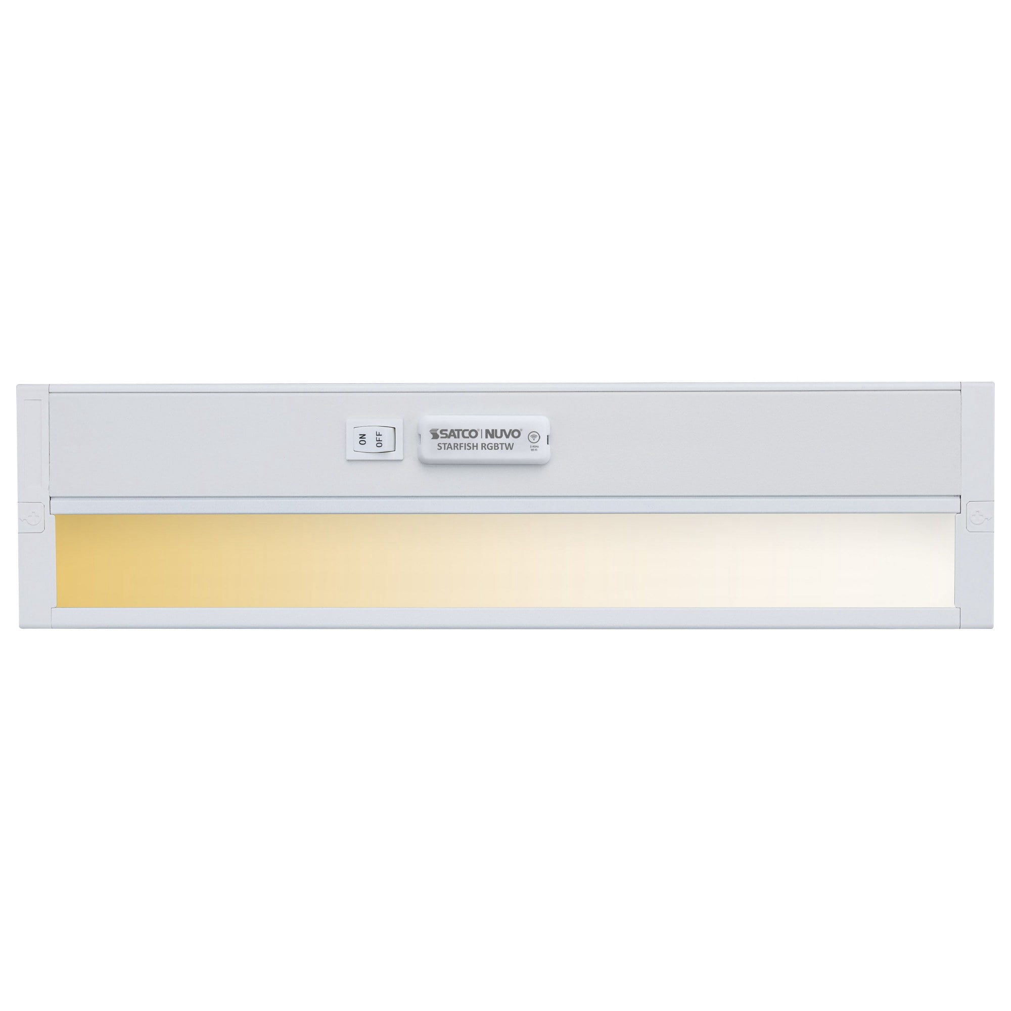 Wi-fi 14-in LED Smart Starfish RGB and Tunable White Finish Under Cabinet Light