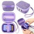 thumbnail image 2 of For Bitzee Virtual Electronic Pet EVA Hard Carrying Case Shockproof Portable Case Bag Anti-scratch with Lanyard&Hand Strap Purple, 2 of 6
