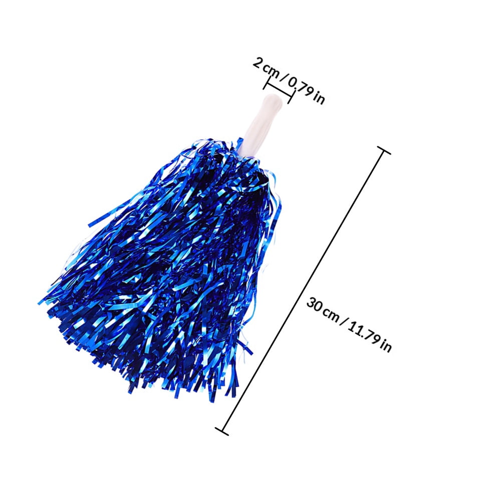 RENACLIPY 28-Piece Colorful Cheerleader Pom Poms with Handles for Cheerleading, Dance, Party Decorations and Fun Activities