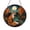 Acrylic 3.5 Inch, variant on Fox Themed Stained Glass Style Suncatcher for Window Decor, Fantasy Nature Art, Decorative Hanging