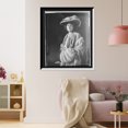 thumbnail image 3 of Historic Framed Print, [Eleanor Robson Belmont, three-quarter length portrait in hat and fur muff], 17-7/8" x 21-7/8", 3 of 9