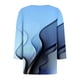 thumbnail image 5 of Fiudx Camisas para Mujer Blusa de Manga 3/4 Corta Estampada a La Moda para Mujer, Blusa Informal con Cuello Redondo, 5 of 5