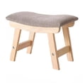 thumbnail image 1 of Tabouret Bas en Bois Massif Simple (style A4 / Couleur Bûche Kaki), 1 of 14