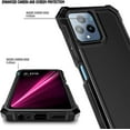 thumbnail image 2 of Nagebee Phone Case Compatible for T-Mobile REVVL 6 5G / Revvl 6x 5G with [Built-in Screen Protector], Full-Body Protective Shockproof Rugged Bumper Impact Resist Durable Cover (Black), 2 of 6