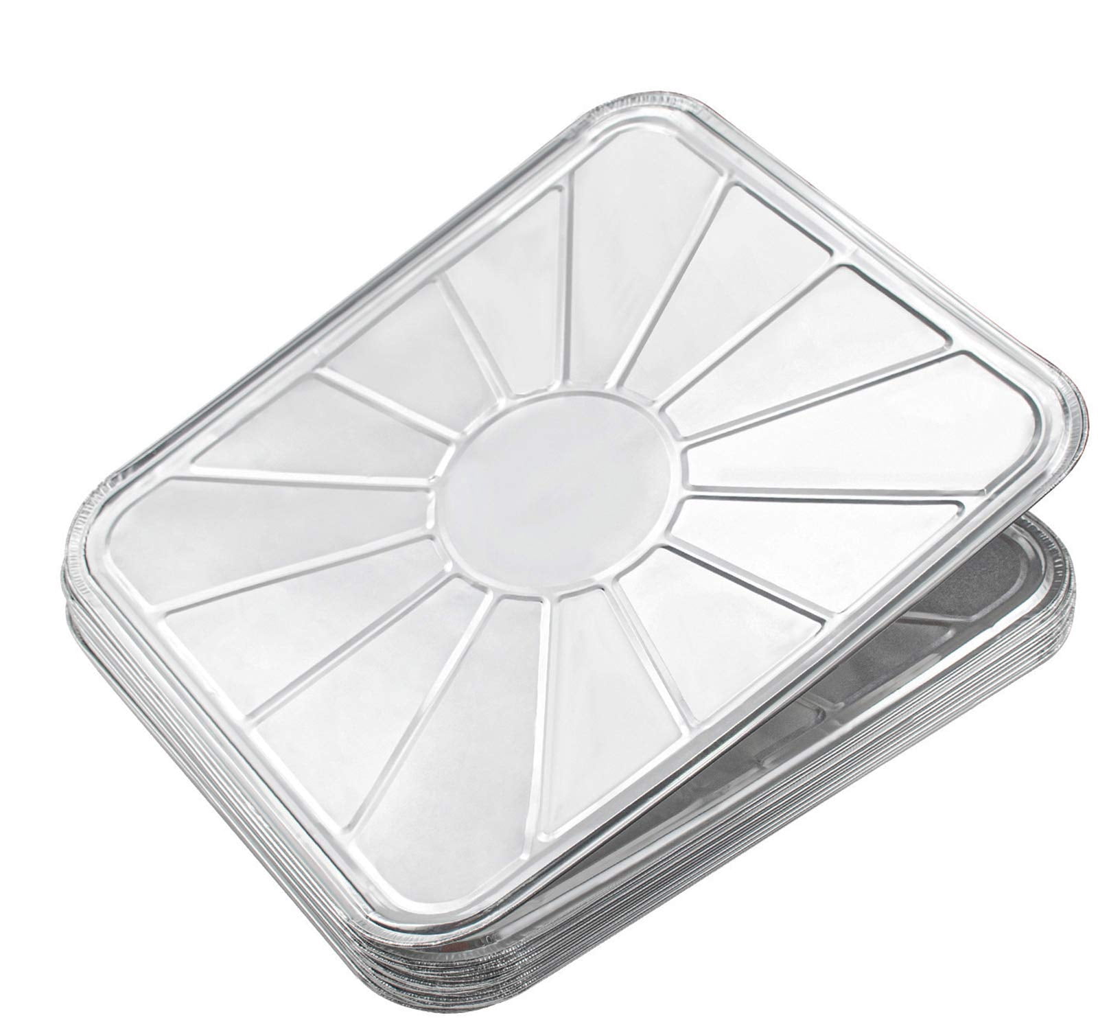 Set Of 30 Disposable Foil Oven Liners - 18.5 X 15.5 Inch Aluminum Drip Pan Tray For Cooking Baking Roasting And Grilling  Keep Your Clean