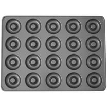 Wilton Perfect Results Steel Mega Non-Stick Donut Pan, 20-Cavity