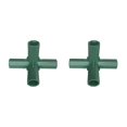 thumbnail image 4 of kurtrusly Raccord de Tuyau Joint Léger Haute Résistance Structure Ferme Professionnel Accessoires de Jardin Type 2 2Set, 4 of 6