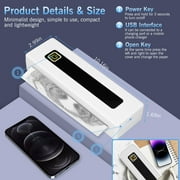 Portable Thermal Printer, Mobile Bluetooth Inkless Printer for Travel Home Use, Support US Letter/A4/8.5x11 Thermal Paper, Compatible with Android iOS Phone & Laptop