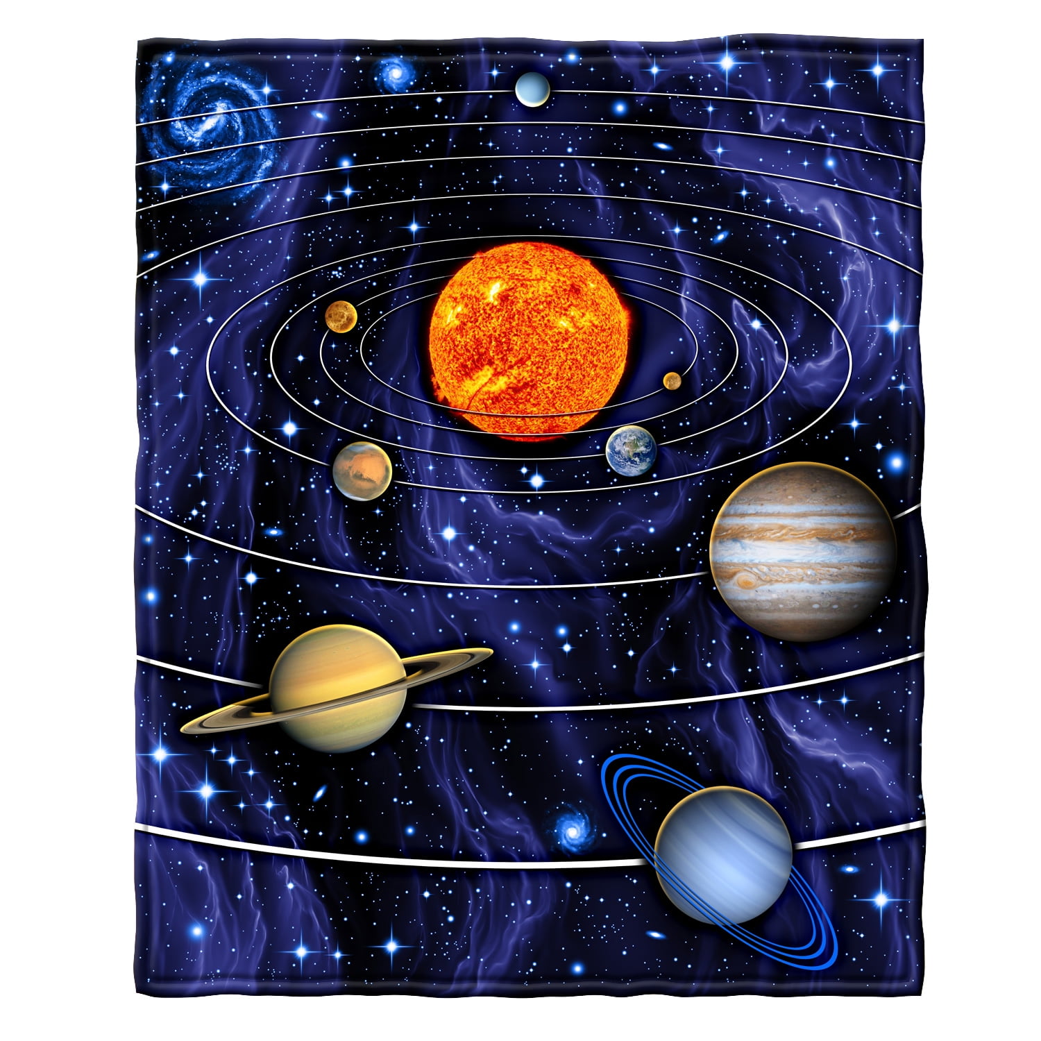 Ambesonne Earth Soft Flannel Fleece Throw Blanket Earth Sunrise Over Cloudless North America Atmosphere Space Solar System Cozy Plush for Indoor and Outdoor Use 60 x 80 Blue Dark Blue Green 