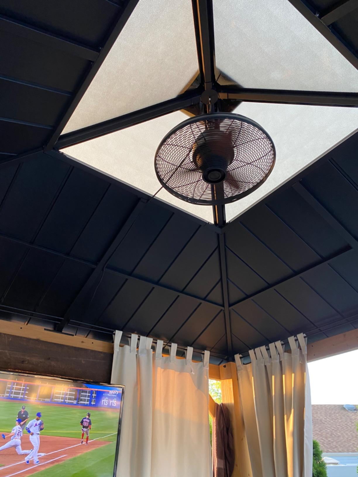 Allen Roth Valdosta 20 In Oil Rubbed Bronze Outdoor Ceiling Fan