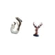 thumbnail image 5 of Escultura blanca de cerámica, estatua de delfín, figura de cabeza de ciervo de resina, arte abstracto moderno, adorno animal para mueble, ideal para s, 5 of 8