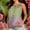 Mint Green, variant on HOMBOM Womens Tank Tops Sleeveless Chiffon Floral Summer Loose Fit T Shirts for Ladies