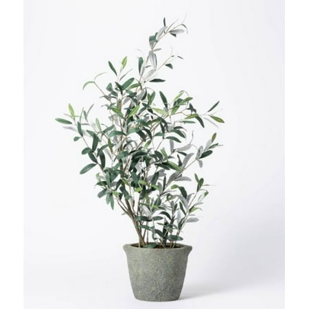 37  Artificial Olive Bush Tree in Pot Black - Threshold™