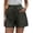 Green, variant on LINGLANG Womens Casual Loose Shorts Plus Size Solid Color Summer Shorts Drawstring Elastic Waist Comfy Shorts with Deep Side Pockets for Daily