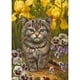 thumbnail image 1 of Pintura de diamante (DE4527) 5D flores gato cuadrado bordado punto de cruz 30x40cm Hugtrwg Para estrenar, 1 of 1