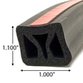 thumbnail image 4 of ESI Front Rail Seal XL  for Truck Cap, Camper Shell, Topper EPDM Rubber Fills a Height Gap of .488" to 1", 4 of 4