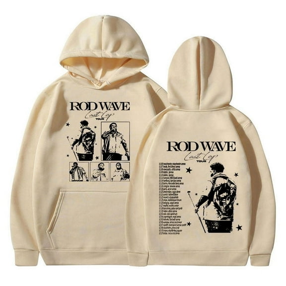 Rod Wave Last Lap Tour 2024 Print Hoodie Men Retro Pullover Fashion Sweatshirt Unisex Hip Hop Loose Oversized Hoodies Streetwear