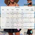 thumbnail image 4 of TaTaai Women's Tankini Swimsuit Set, Floral Print Swim Top with Skirt Shorts, Two Piece Swimwear for Beach & Pool Gift, 4 of 7