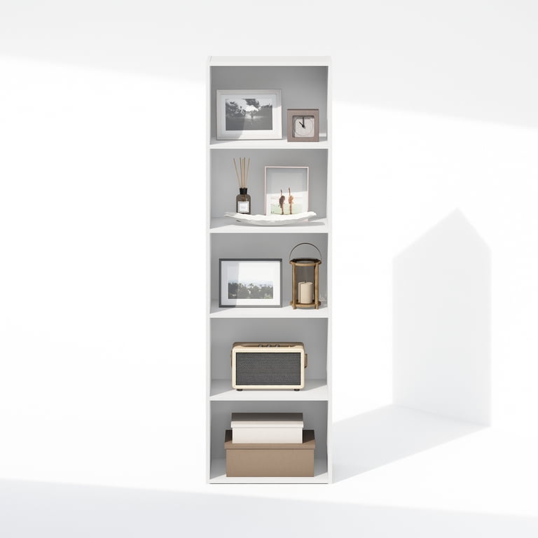 Furinno Reed 5-Tier Reversible Open Shelf Bookcase photo 4