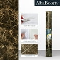 thumbnail image 5 of Brown Marble Contact Paper 15.8"x78.8" AbaBoorty Kitchen Countertop Contact Paper for Dinner Table Marble Paper Peel and Stick Wallpaper Removable Self Adhesive Wallpaper for Vanity Counter Top Desk, 5 of 6