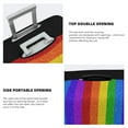 thumbnail image 3 of Fuzoiu Colorful Glitter Rainbow Print Suitcase Cover,Washable Luggage Covers for Suitcase,Elastic Luggage Protector Cover,Scratch Resistant Travel Suitcase Covers-X-Large, 3 of 7