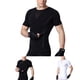 thumbnail image 3 of Camiseta de compresión para hombre, entrenador de cintura ajustable, corsé, cinturón delgado, moldeador de vientre Vogacara FS11386-06, 3 of 7