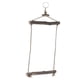 thumbnail image 2 of Columpio de cuerda de cáñamo para pájaros, soporte de madera natural, no tóxico, duradero, fuerte, para loros, 2 of 5