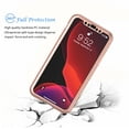 thumbnail image 2 of iPhone 11 Pro Max Case, iPhone 11 Pro Max 6.5" Case, Tekcoo [T360] 11 Pro Max Case W/[Tempered Glass Screen Protector] Ultra Thin Full Body Dual Layers Hard Slim Plastic Phone Cover -[Rose Gold], 2 of 7