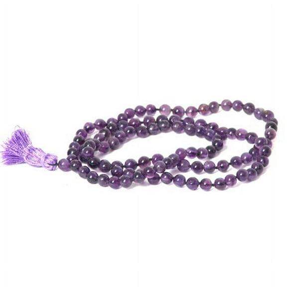 Prayer Mala Beads - Amethyst - 108 Prayer Beads