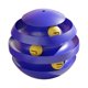 thumbnail image 2 of Juguete con rodillo para gatos, juguete interactivo para gatos, bola giratoria para pista, bolas para gatos Azul profundo, 2 of 8