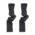 thumbnail image 4 of Outfmvch leg warmers Women's Cable Knitted Boot Socks Extra Long Thigh High Winter Stockings Over Knee Leg Warmers knee high leg warmers Dark Gray A, 4 of 5