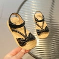 thumbnail image 5 of AOOCHASLIY Black and Friday Kids Shoes Summer Baby Girls' Sandals New Fashion Slip Beach Shoes Peep Toe Braid Sandals, 5 of 5