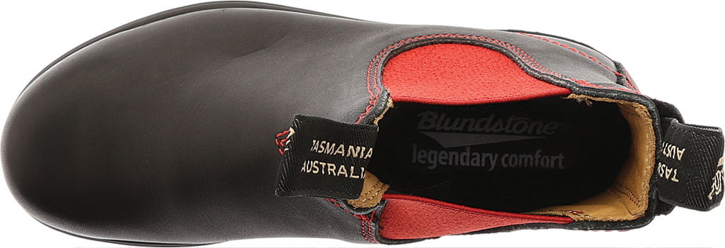 Blundstone Super 550 Series Boot Black/Red Gore/Red Sole 3.5 M 