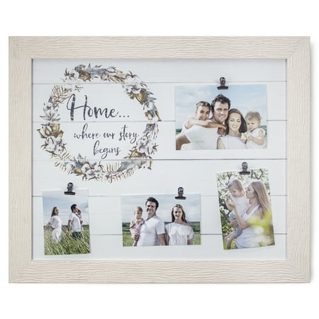 Hanging Garden Pictures - Better Homes & Gardens, “Home – Where Our Story Begins” Wall Hanging Picture Frame Holder