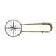 thumbnail image 1 of La brújula parpadea. EsES Broche De Broche De Metal Antiguo Unbranded  M, 1 of 3