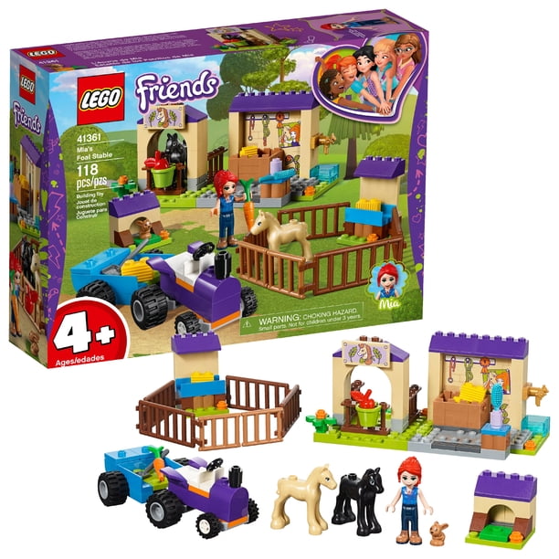 LEGO Friends Mia s Foal Stable 41361 Walmart Walmart