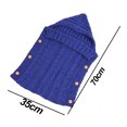 thumbnail image 2 of Saco de dormir para bebé de invierno, gorro con flecos para bebé, 2 of 5
